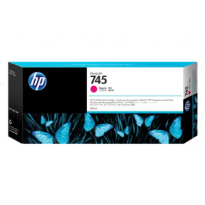 Tusz HP 745 (F9K01A) Oryginalny purpurowy - 300ml - do HP DESIGNJET Z 2600, 5600