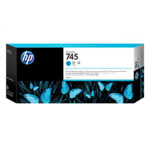 Tusz HP 745 (F9K03A) Oryginalny błękitny / turkusowy / niebieski - 300ml - do HP DESIGNJET Z 2600, 5600