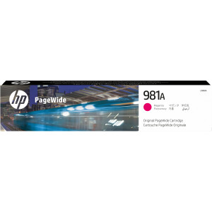 Tusz HP 981A (J3M69A) Oryginalny purpurowy do HP PAGEWIDE ENTERPRISE COLOR 556XH, 556DN, HP PAGEWIDE ENTERPRISE COLOR MFP 586DN, 586F