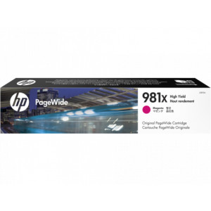 Tusz HP 981X (L0R10A) Oryginalny purpurowy do HP PAGEWIDE ENTERPRISE COLOR 556XH, 556DN, HP PAGEWIDE ENTERPRISE COLOR MFP 586DN, 586F