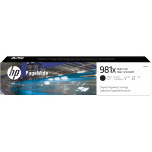 Tusz HP 981X (L0R12A) Oryginalny czarny do HP PAGEWIDE ENTERPRISE COLOR MFP 586F, 586DN, HP PAGEWIDE ENTERPRISE COLOR 556XH, 556DN