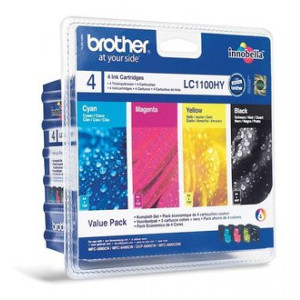 Tusz LC1100 (LC1100VALBP) Oryginalny czarny do BROTHER DCP- 6690CW, 387C, 185C, 385C, 585CW