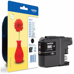 Tusz LC121 LC123 (LC121BK) Oryginalny czarny do BROTHER DCP-J 132W, 152W, 172W, 552DW, 752DW