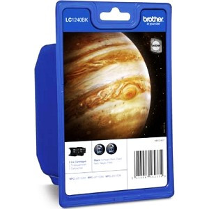 Tusz LC1240 LC1220 (LC1240BKBP2) Oryginalny czarny do BROTHER DCP-J 925DW, 725DW, 525W, BROTHER MFC-J 625DW, 825DW