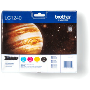 Tusz LC1240 LC1220 (LC1240VALBP) Oryginalny żółty do BROTHER DCP-J 925DW, 725DW, 525W, BROTHER MFC-J 6510DW, 6710DW