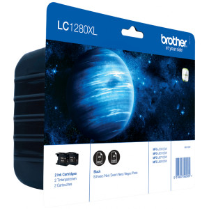 Tusz LC1280 (LC1280XLBKBP2) Oryginalny czarny do BROTHER MFC-J 5910DW, 6510DW, 6710DW, 6910DW