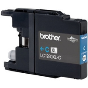 Tusz LC1280 (LC1280XLC) Oryginalny błękitny / turkusowy / niebieski do BROTHER MFC-J 5910DW, 6510DW, 6710DW, 6910DW