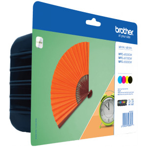 Tusz LC123 LC125XL LC127XL LC129XL (LC129XLVALBP) Oryginalny cmyk do BROTHER MFC-J 6520DW, 6920DW, 6720DW