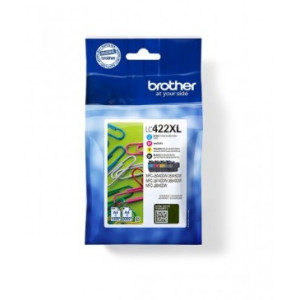 Tusz LC422 LC422XL (LC422XLVAL) Oryginalny żółty do BROTHER MFC-J 5345DW, 5340DW, 6540DW, 6590DW, 5740DW