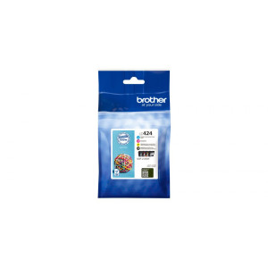 Tusz LC424 (LC424VAL) Oryginalny cmyk do BROTHER DCP-J 1200WE, 1200W