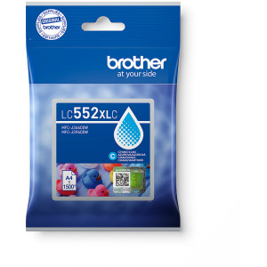 Tusz Brother (LC552XLC) Oryginalny niebieski do BROTHER MFC-J 3660DW, 3960DW