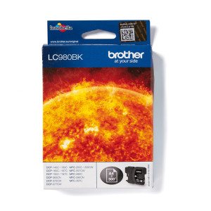 Tusz LC980 (LC980BK) Oryginalny czarny do BROTHER DCP- 375CW, 195C, 365CN, 145, 163C