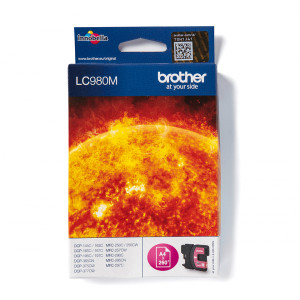 Tusz LC980 (LC980M) Oryginalny purpurowy do BROTHER DCP- 375CW, 195C, 365CN, 145, 163C