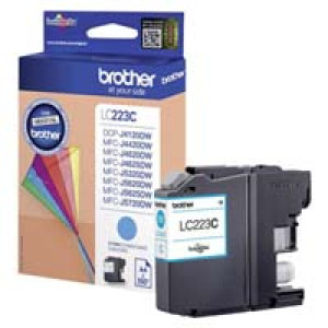 Tusz LC223 LC225XL LC227XL LC229XL (LC-223C) Oryginalny błękitny / turkusowy / niebieski do BROTHER MFC-J 4425DW, 880DW, BROTHER DCP-J 4120D, 562DW, 4120DW