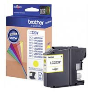 Tusz LC223 LC225XL LC227XL LC229XL (LC-223Y) Oryginalny żółty do BROTHER MFC-J 4425DW, 880DW, BROTHER DCP-J 4120DW, 4120D, 562DW