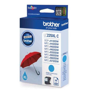 Tusz LC223 LC225XL LC227XL LC229XL (LC-225XLC) Oryginalny błękitny / turkusowy / niebieski do BROTHER MFC-J 4425DW, 4625DW, BROTHER DCP-J 4120D, 562DW, 4120DW