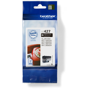 Tusz LC427 LC427XL (LC-427BK) Oryginalny czarny do BROTHER MFC-J 5955DW, 6957DW, 6955DW, 6959DW, 4540DWT