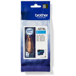 Tusz LC427 LC427XL (LC-427XLC) Oryginalny błękitny / turkusowy / niebieski do BROTHER MFC-J 5955DW, 6957DW, 6955DW, 6959DW, 4540DWT