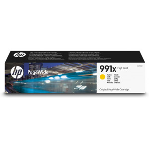 Tusz HP 991X (M0J98A) Oryginalny żółty do HP PAGEWIDE MANAGED COLOR MFP E 77650, 77650DN, HP PAGEWIDE MANAGED COLOR MFP P 77940, 77950, 77950DN