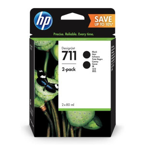 Tusz HP 711 (P2V31A) Oryginalny czarny - 160ml - do HP DESIGNJET T 520, 120, 520