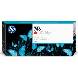 Tusz HP 746 (P2V81A) Oryginalny czerwony - 300ml - do HP DESIGNJET Z 6
