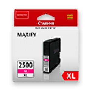 Tusz PGI-2500XL (PGI2500XLM) Oryginalny purpurowy - 19,3ml - do CANON MAXIFY MB 5050, 5350, 5455, 5450, CANON MAXIFY IB 4050