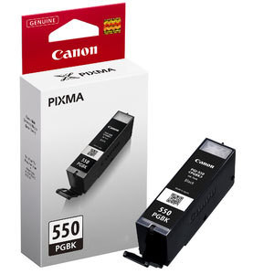 Tusz CLI-551 PGI-550 (PGI550BK) Oryginalny czarny - 15ml - do CANON PIXMA IP 7250, CANON PIXMA MG 6340, 5450, 5600