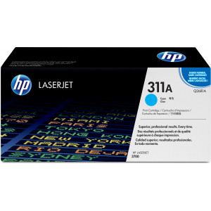 Toner HP 311A (Q2681A) Oryginalny błękitny / turkusowy / niebieski do HP COLOR LASERJET 3700, 3700DN, 3700DTN, 3700N