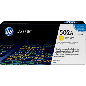 Toner HP 502A (Q6472A) Oryginalny żółty do HP COLOR LASERJET 3600, 3600DN