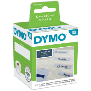 Etykiety DYMO LW 99017 S0722460 12mm x 50mm 220szt etykiet na rolce oryginalna