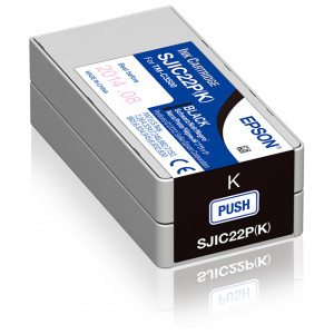 Tusz TM-C3500 (SJIC22P-K) Oryginalny czarny - 32.6ml - do EPSON COLORWORKS TM-C 3500