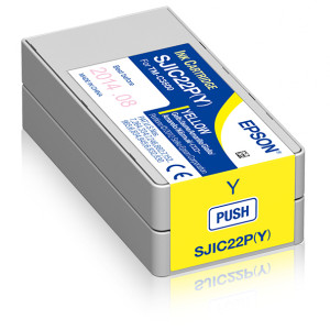 Tusz TM-C3500 (SJIC22P-Y) Oryginalny żółty - 32.5ml - do EPSON COLORWORKS TM-C 3500