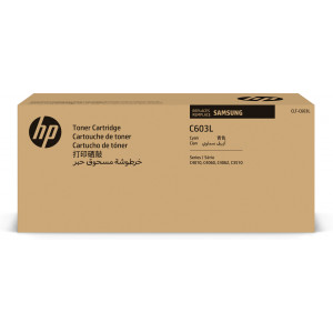 Toner CLT-C603L (SU080A) Oryginalny błękitny / turkusowy / niebieski do SAMSUNG PROXPRESS C 4010ND, 4060FD, 4060FX, 4060N, 4060ND