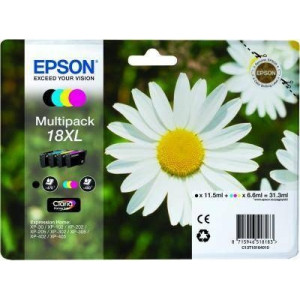 Tusz XP212 XP215 XP225 (T18164010) Oryginalny cmyk do EPSON EXPRESSION HOME XP 102, 202, 302, 305, 402