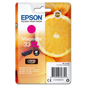 Tusz XP530 XP630 XP900 (T33634012) Oryginalny purpurowy do EPSON EXPRESSION PREMIUM XP 530, 635, 630, 830, 900