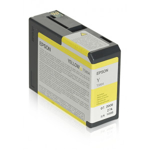 Tusz STYLUS PRO 3800 3880 (T580400) Oryginalny żółty - 80ml - do EPSON STYLUS PRO 3800, 3880