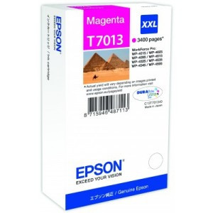 Tusz WP4015 WP4095 WP4515 WP4525 WP4595 (T70134010) Oryginalny purpurowy do EPSON WORKFORCE PRO WP 4545DTWF, 4025DW, 4515DN, 4525DNF, 4535DWF