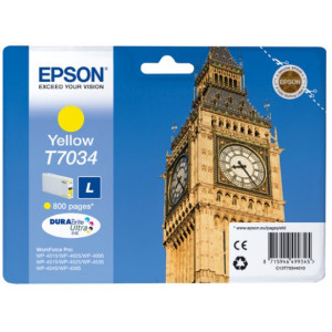 Tusz WP4015 WP4095 WP4515 WP4525 WP4595 (T70344010) Oryginalny żółty do EPSON WORKFORCE PRO WP 4025DW, 4515DN, 4525DNF, 4535DWF, 4545DTWF