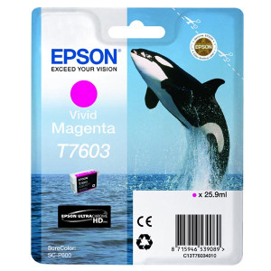 Tusz T760340 (T76034010) Oryginalny purpurowy do EPSON SURECOLOR SC-P 600