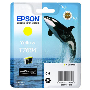 Tusz T760440 (T76044010) Oryginalny żółty do EPSON SURECOLOR SC-P 600