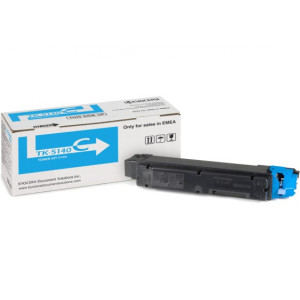 Toner TK-5140 (TK-5140C) Oryginalny błękitny / turkusowy / niebieski do KYOCERA ECOSYS M 6030CDN, 5630CDN, 6530CIDN, 6530CDN, KYOCERA ECOSYS P 6130CDN