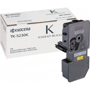 Toner TK-5230 (TK-5230K) Oryginalny czarny do KYOCERA ECOSYS M 5521CDN, 5521CDW, KYOCERA ECOSYS P 5021CDN, 5021CDW