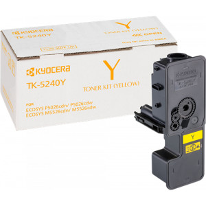 Toner TK-5240 (TK-5240Y) Oryginalny żółty do KYOCERA ECOSYS M 5526CDN, 5526CDW, KYOCERA ECOSYS P 5026CDW, 5026CDN