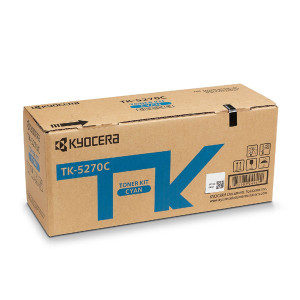 Toner TK-5270 (TK-5270C) Oryginalny błękitny / turkusowy / niebieski do KYOCERA ECOSYS M 6630CIDN, 6230CIDN, KYOCERA ECOSYS P 6230CDN