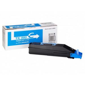 Toner TK-880 (TK-880C) Oryginalny błękitny / turkusowy / niebieski do KYOCERA FS-C 8500DN