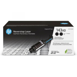 Toner HP 143A (W1143AD) Oryginalny czarny do HP NEVERSTOP LASER MFP 1201N, 1202NW, 1202W, HP NEVERSTOP LASER 1001, 1001N