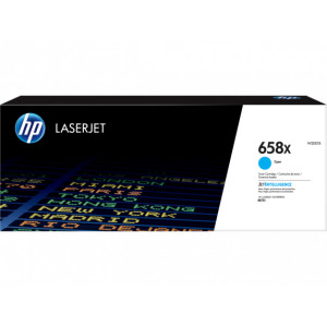 Toner HP 658X (W2001X) Oryginalny błękitny / turkusowy / niebieski do HP COLOR LASERJET ENTERPRISE M 751N, 751DN
