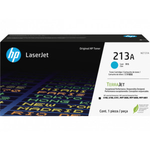 Toner HP 213A (W2131A) Oryginalny błękitny / turkusowy / niebieski do HP COLOR LASERJET ENTERPRISE 5700DN, 6700, 6700DN, 6701DN, HP COLOR LASERJET ENTERPRISE FLOW MFP 6800