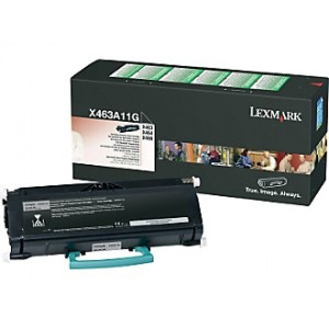 Toner X463 X464 X466 (X463A11G) Oryginalny czarny do LEXMARK X 466DE, 463DE, 464DE, 466DWE, 466DTE