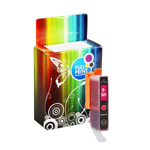 Tusz Zgodny z CLI-521 PGI-520 ((CHIP)CLI-521M) Zamiennik purpurowy - 9ml - do CANON PIXMA MP 980, 550, 560, CANON PIXMA IP 3600, 4600